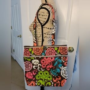 Vera Bradley Tote Brown and colorful